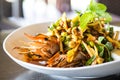 Thai spicy shrimp salad Royalty Free Stock Photo