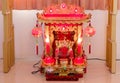 Small shrine in Chinese people house, Thailand