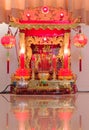 Small shrine in Chinese people house, Thailand