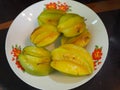 Thai star fruits Royalty Free Stock Photo