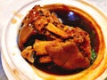 Thai stewed pork leg with five spices. Royalty Free Stock Photo