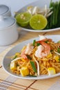 Thai Stir-fried Rice Noodles (Pad Thai)