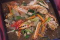 Thai Stirfried Crab and Vegetables