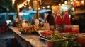 Thai street food is full of aromas and flavors Royalty Free Stock Photo