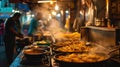 Thai street food is full of aromas and flavors Royalty Free Stock Photo