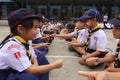 Thai student scout camp