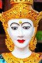 Thai style angel statue in Nantaram temple Royalty Free Stock Photo