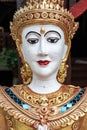 Thai style angel statue in Nantaram temple Royalty Free Stock Photo