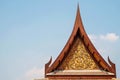 Thai style architecture roof and sky