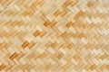 Thai style bamboo wall Royalty Free Stock Photo