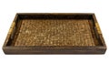 Thai style bamboo and wooden tray