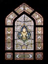 Thai style buddhism temple window