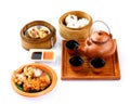 Thai dim sum food style isolated Royalty Free Stock Photo