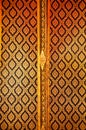 Thai Style Door Royalty Free Stock Photo