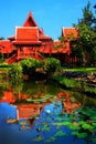 Thai style Garden Home Royalty Free Stock Photo