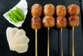 Thai Style Grilled Sausages on Bamboo Skewer