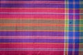 Thai style handcrafted textile made by silk from northeast, Thai Royalty Free Stock Photo