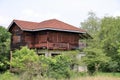 Thai style house in Koh Koret Royalty Free Stock Photo