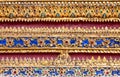 Thai style molding art Royalty Free Stock Photo