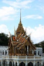 Thai Pavilion in the middle of the water Royalty Free Stock Photo
