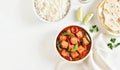 Thai style red chicken curry Royalty Free Stock Photo