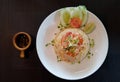 Thai style shrimps fried rice