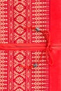 Thai style Silk cushion pillow texture cover Royalty Free Stock Photo