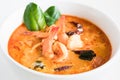 Thai Style Spicy Prawn Soup (Tom Yum Goong)