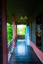 Thai style terrace of Mueang Laplae museum