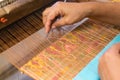 Thai style weaving equipmen