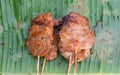 Thai styled pork babeque Royalty Free Stock Photo