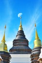 Thai tample architecture Royalty Free Stock Photo