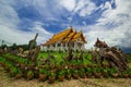 thai tample in sunshine day