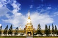 Thai tample Wat Phra Mahathat Chedi Chaimongkol