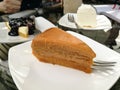 Thai tea cake