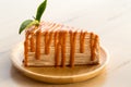 Thai tea crape cake Royalty Free Stock Photo