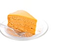 Thai tea soft layer cake 2 Royalty Free Stock Photo