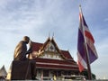 Thai Temple cleaning , Bangkok