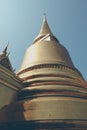 Thai temple of emarald buddha bangkok, Thailand Royalty Free Stock Photo