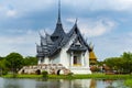 Thai temple historial inside Ancient city in Thailand.