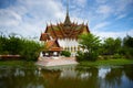 Thai temple historial inside Ancient city in Thailand.