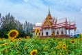 Thai temple landmark in Nakhon Ratchasima, Thailand