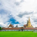 Thai temple is a place for religious activity Royalty Free Stock Photo