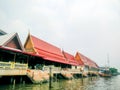 Thai temple at riverside