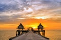 Thai Temple in the sea.