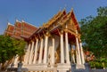 Famous temple in Bangkok, Wat Ratchaburana, Bangkok, Thailand Royalty Free Stock Photo