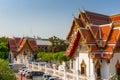 Famous temple in Bangkok, Wat Ratchaburana, Bangkok, Thailand Royalty Free Stock Photo