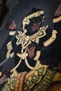 Thai temple wall art