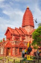 The Thai Temple Wat Phrai Phatthana District Phu Sing of the province of Sisaket in the border area between Thailand and Cambodia Royalty Free Stock Photo