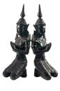 Thai Teppanom Angel Statuettes Closeup Royalty Free Stock Photo